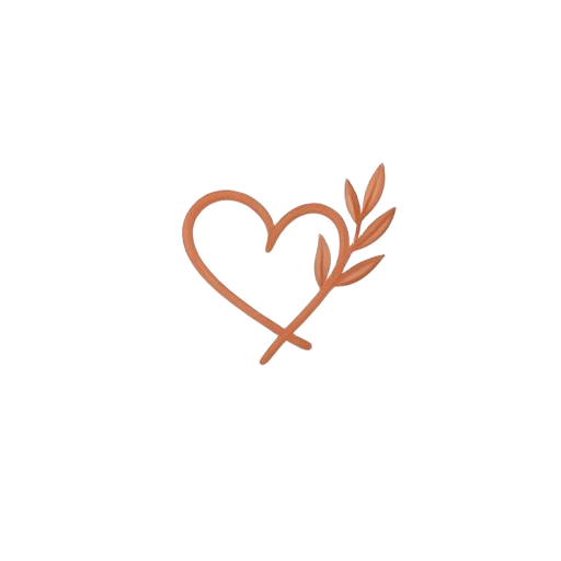 FIRST LOVE heart and olive branch